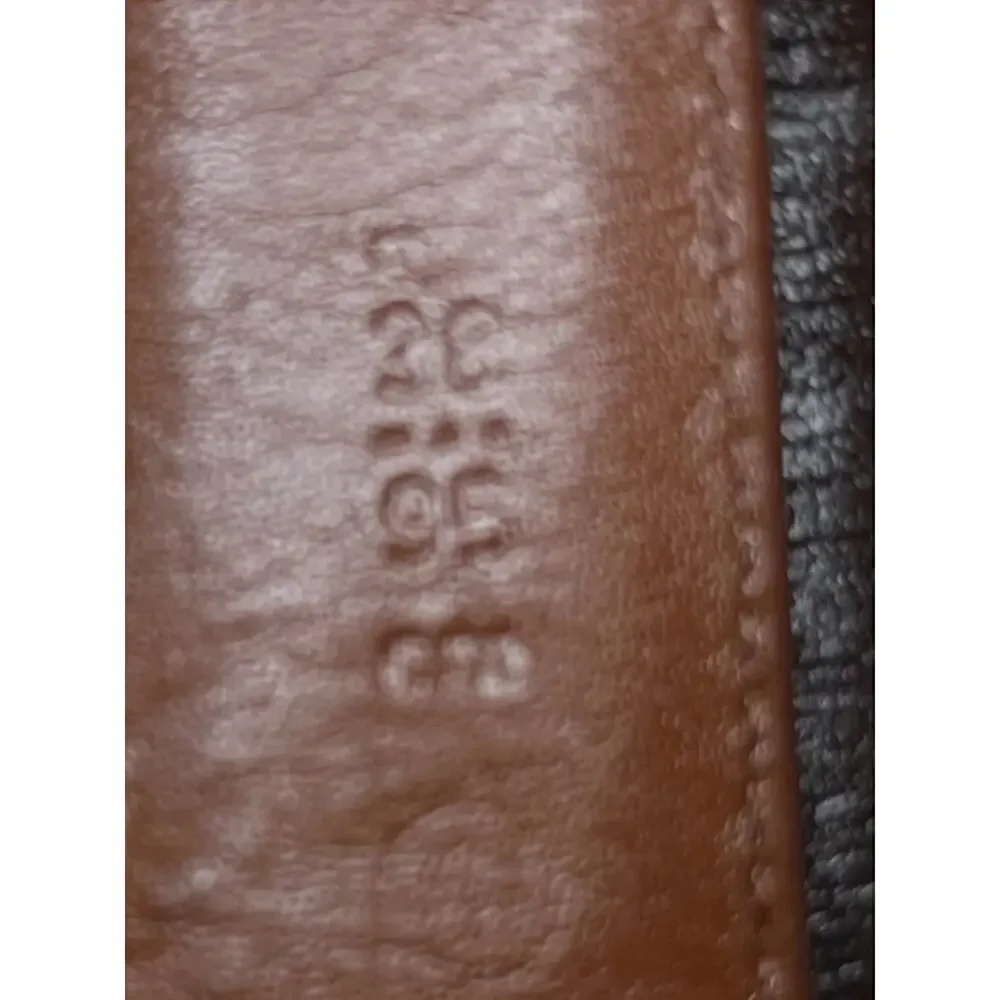 Vintage 1980’s Coach 5700 1” Burnished Cowhide Leather Belt - Size 38